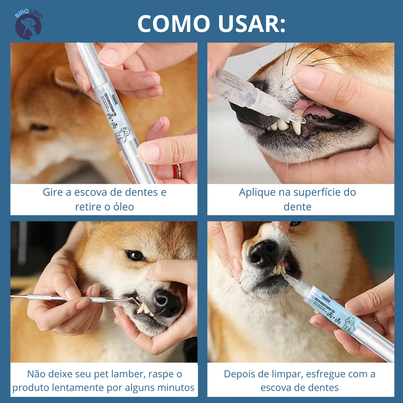 Caneta de limpeza dental