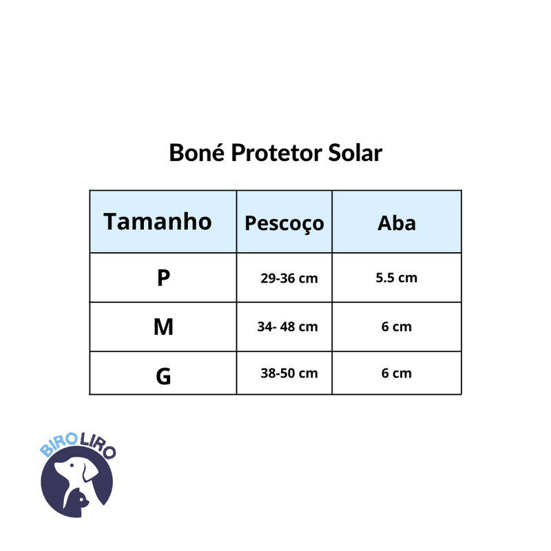Boné Protetor Solar