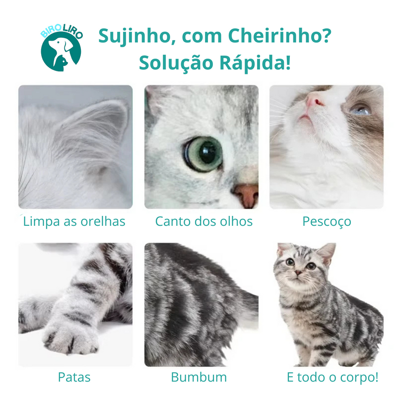Luva Secadora e de Higiene para Pets