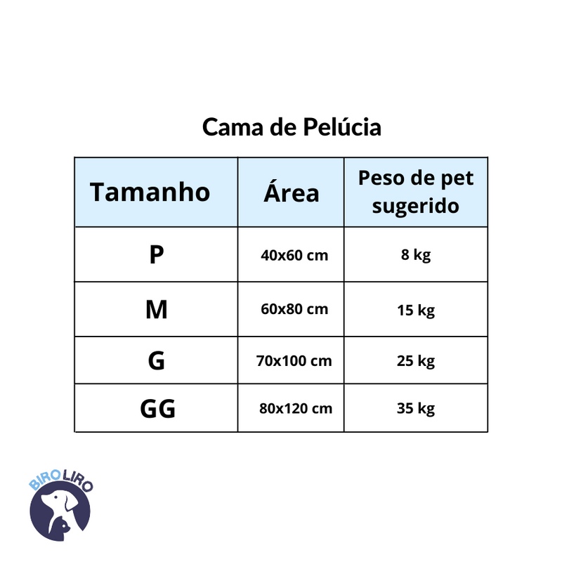 Cama de Pelúcia